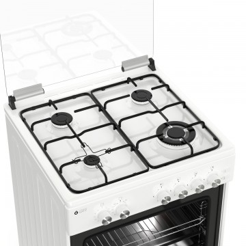 Thermogatz TGS 5021 WH Κουζίνα Υγραερίου 49lt με Εστίες Υγραερίου Π60εκ. Λευκή